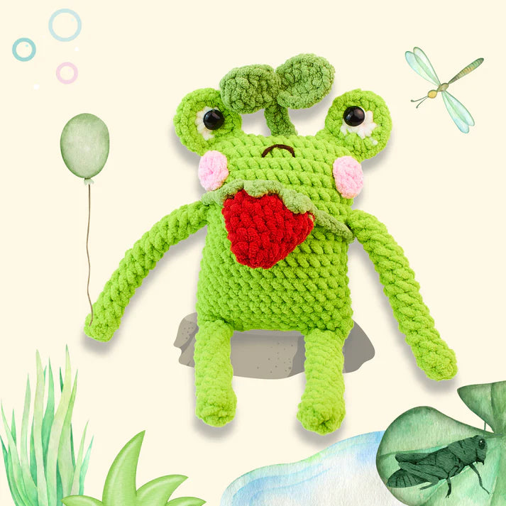 🐸 Frog Parade 5-in-1 Crochet Pattern