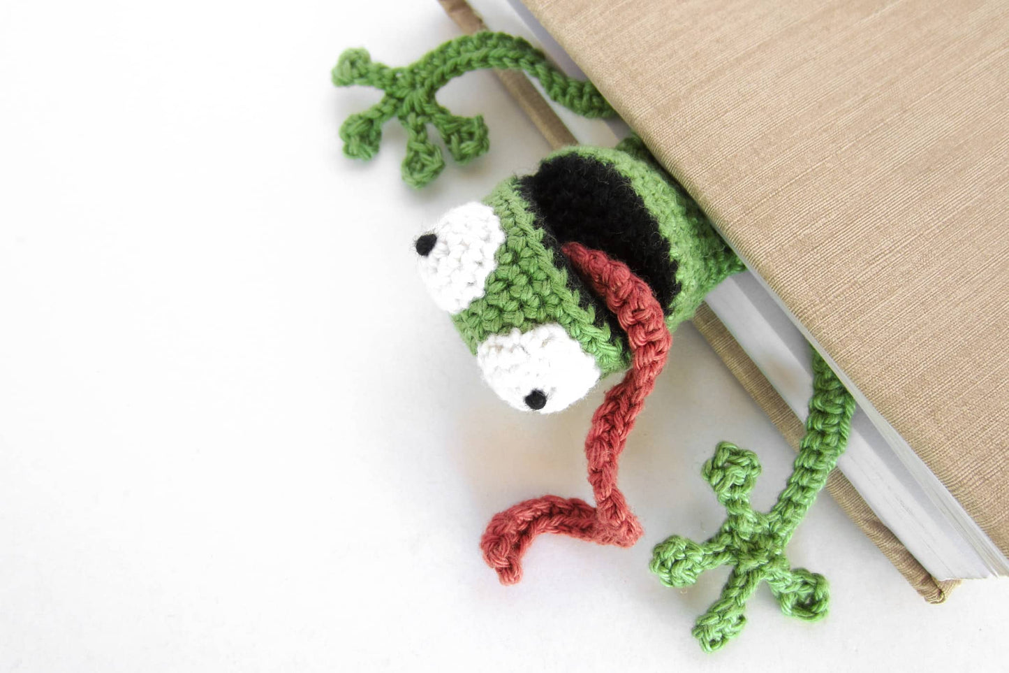 The Frog Bookmark Crochet Pattern