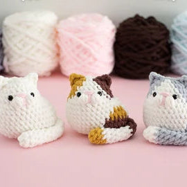 3 in 1 Cute Cat Crochet Pattern