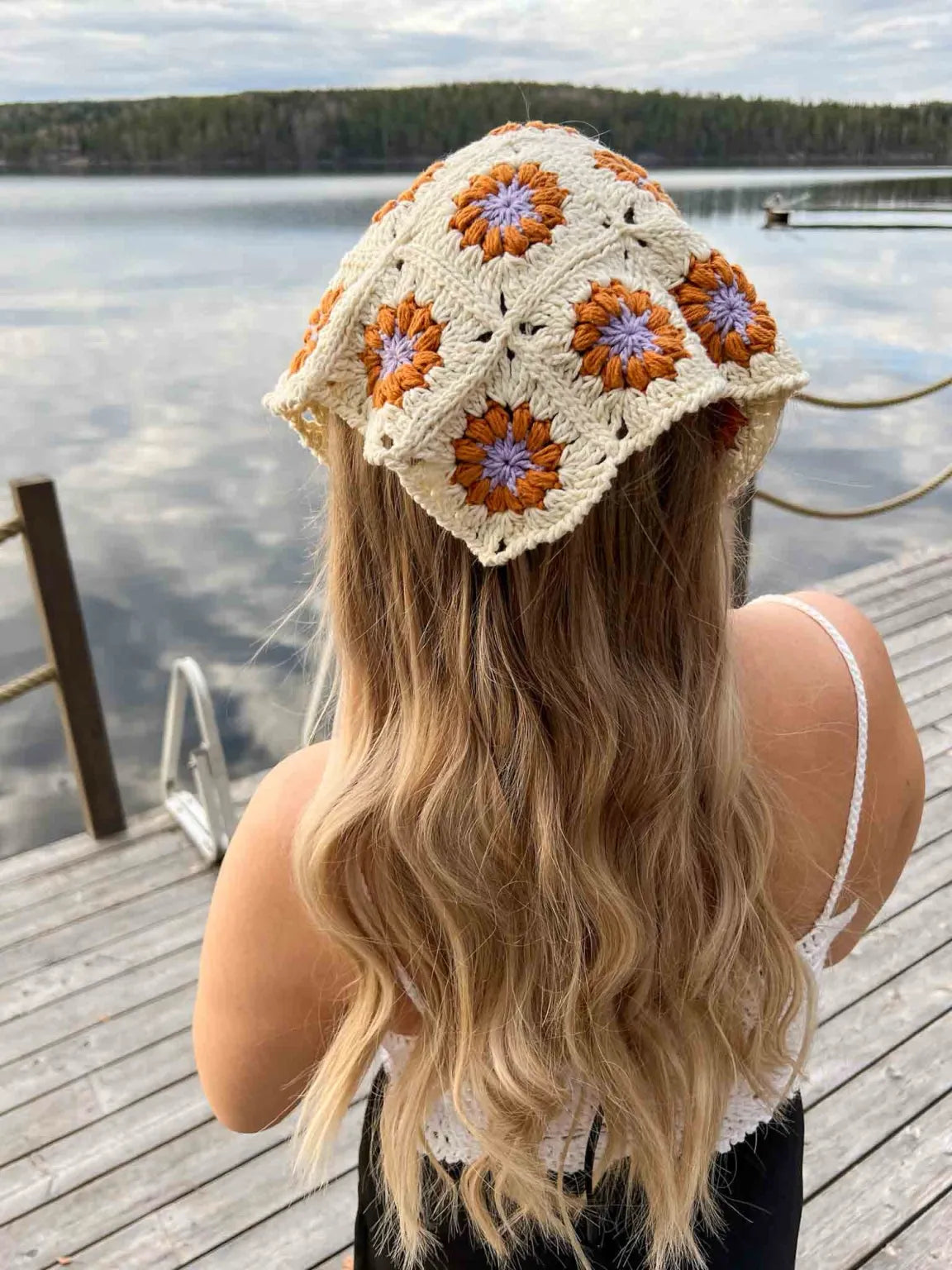 Daisy Bandana Crochet Pattern