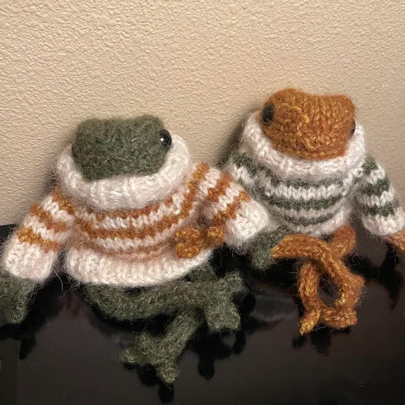 Froggies Sweater Knitting Pattern
