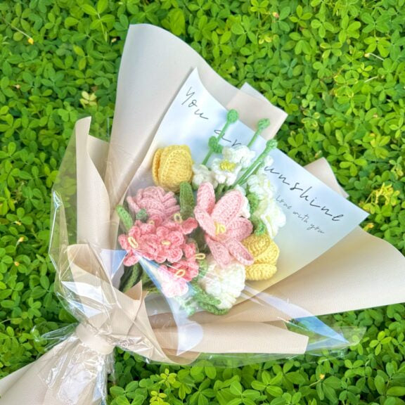 Flowers Bouquet Crochet Pattern