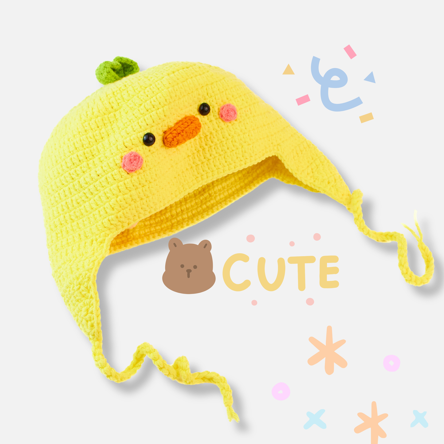 Sunny Duck Hat Crochet Pattern