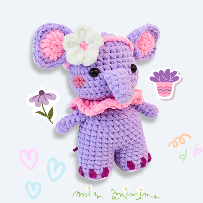 Joyful Elephant Crochet Pattern