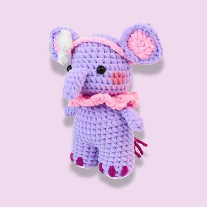 Joyful Elephant Crochet Pattern