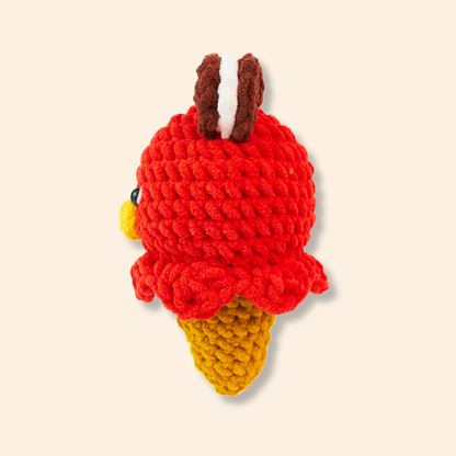 Ice Cream Octopus Crochet Pattern