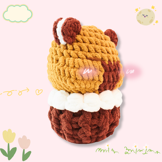Cupcake Capybara Crochet Pattern