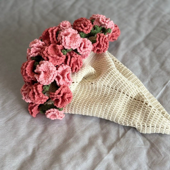 Whispers of Carnations Blanket Crochet Pattern