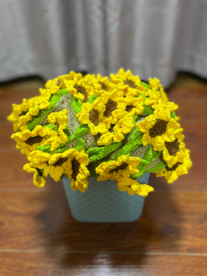 Sunny Petals Blanket Crochet Pattern