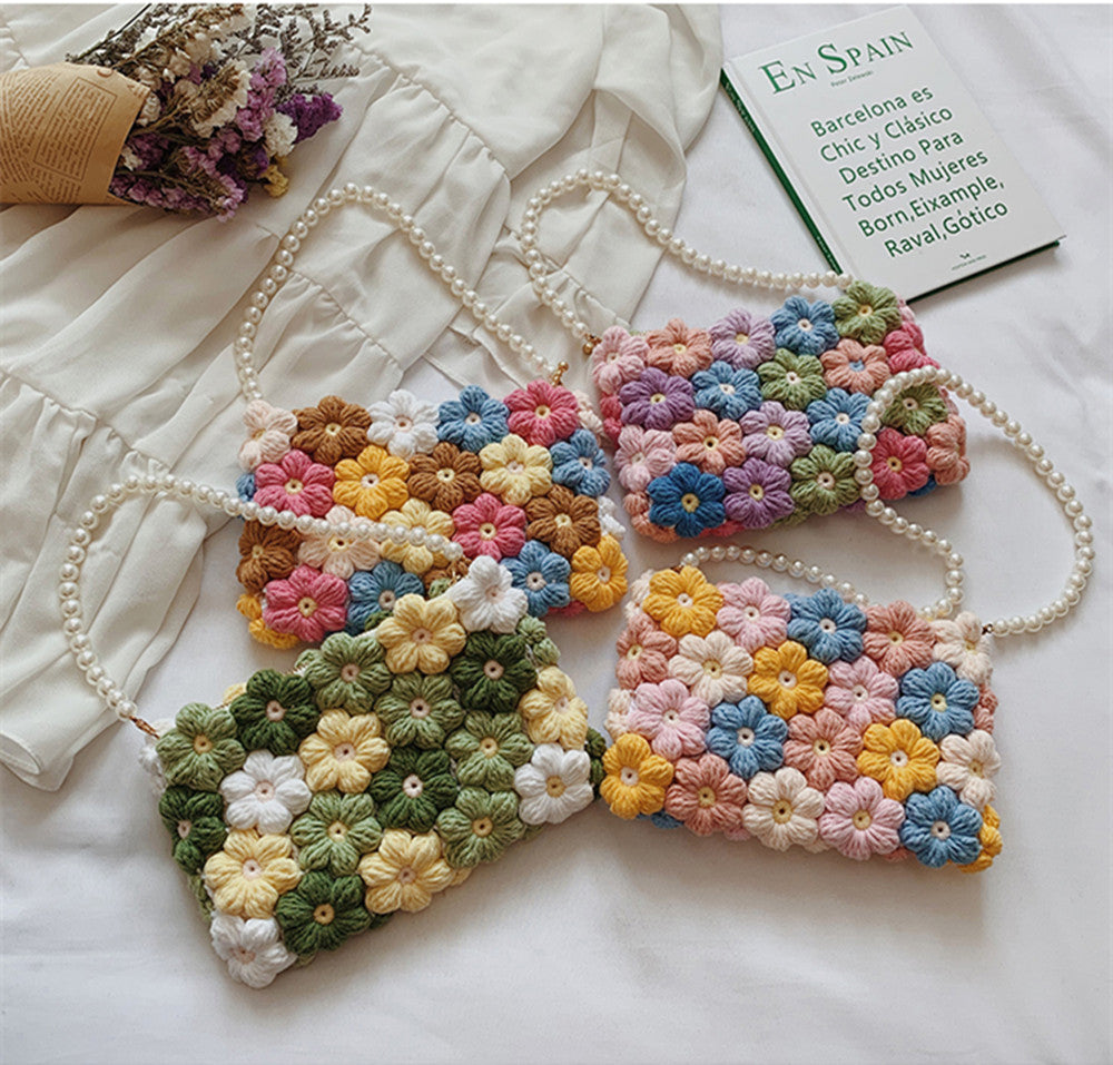 Puff Flower Bag Crochet Pattern