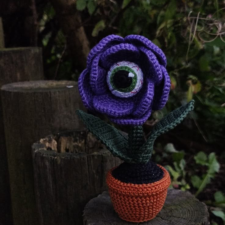 Combo 6-in-1 Spooky Plant Amigurumi  Crochet Pattern