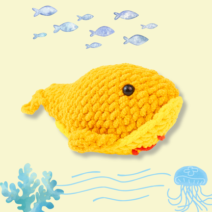 Omurice Whale Crochet Pattern
