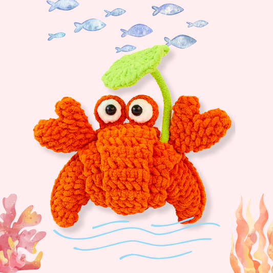 Croissant Crab Crochet Pattern
