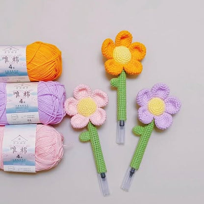 Bloomy Pen Case Crochet Pattern