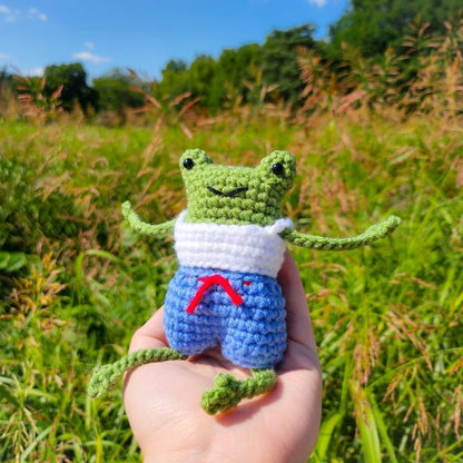 No sew leggy frog Crochet Pattern