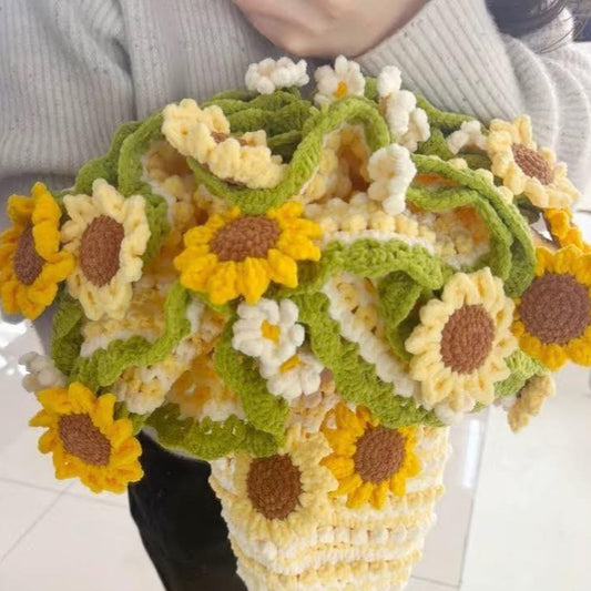 Sunflower&Daisy Blanket Crochet Pattern