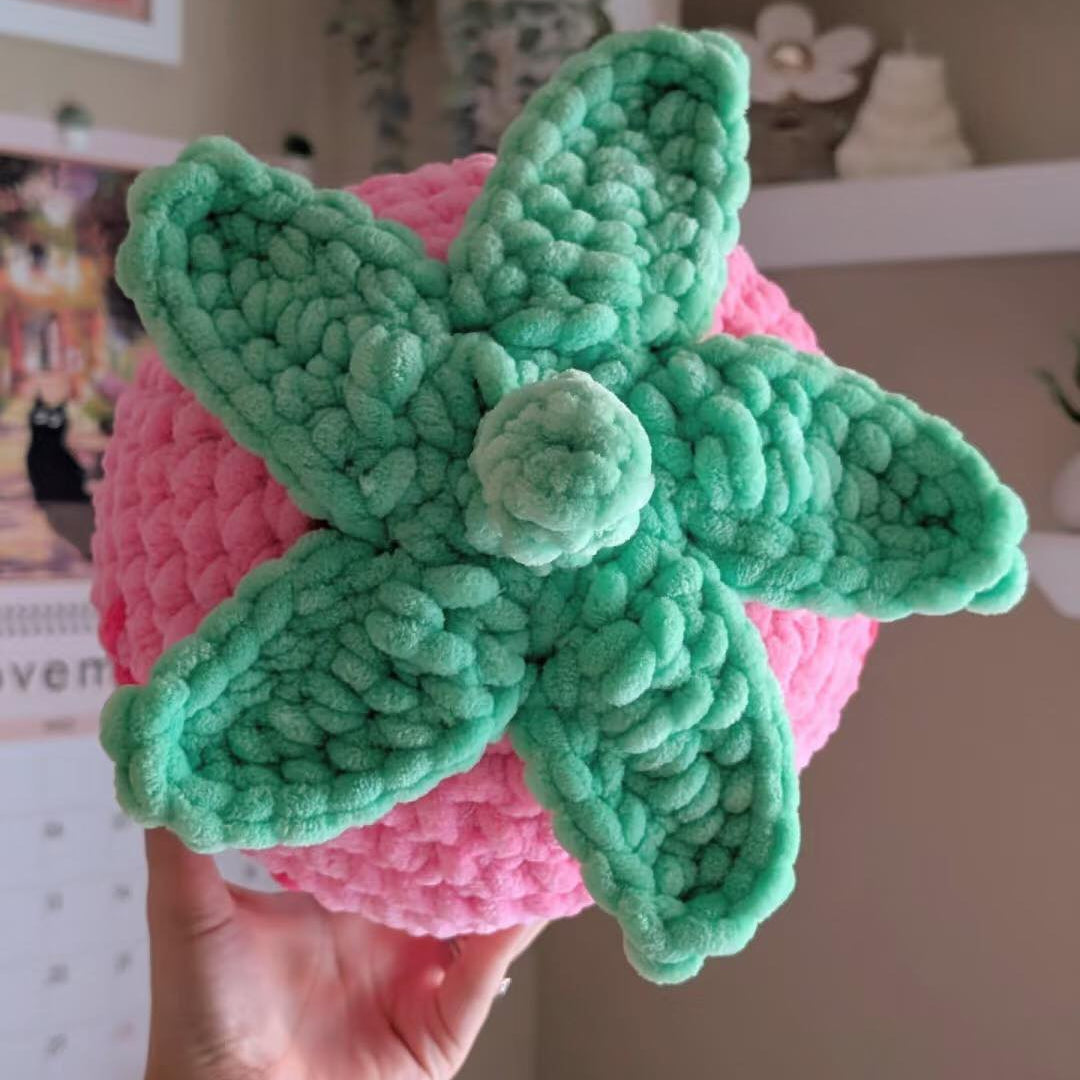 Big Strawberry Crochet Pattern