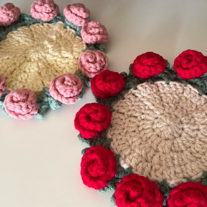 Rosie Coaster Crochet Pattern