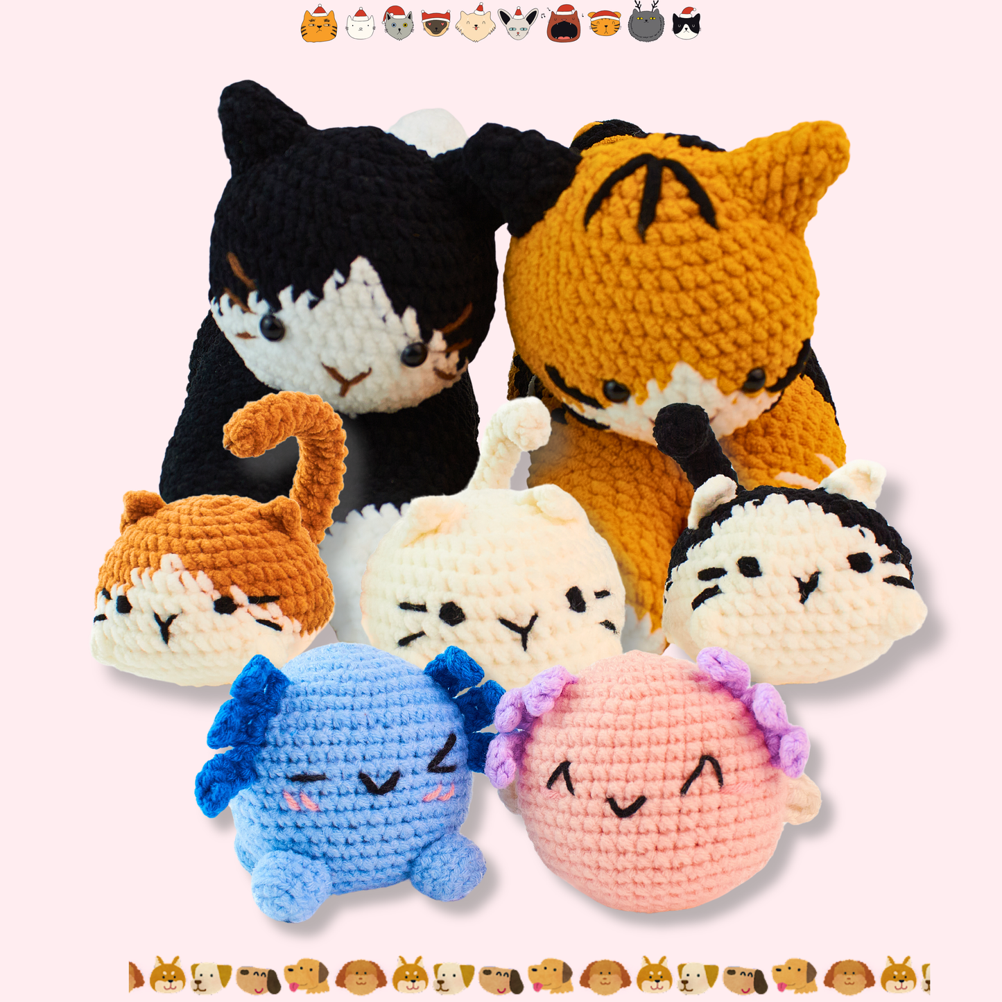 Purrfect Trio Secrets Crochet Pattern