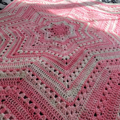 Sweet Starburst Blanket Crochet Pattern