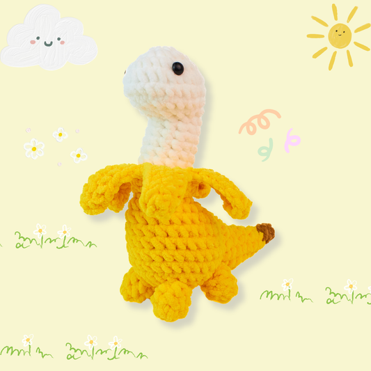 Banana Dinosaur Crochet Pattern