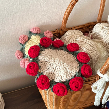 Rosie Coaster Crochet Pattern