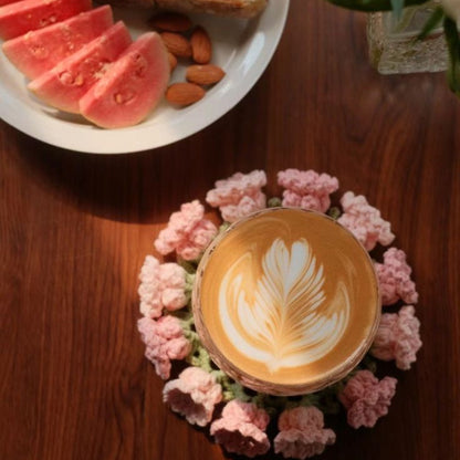 Lily Pad Coaster Crochet Pattern