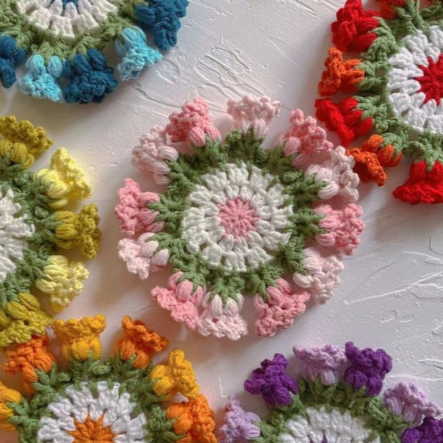 Lily Pad Coaster Crochet Pattern
