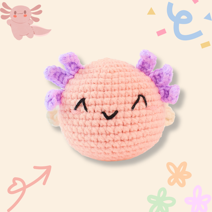 Baby Axolotl Crochet Pattern