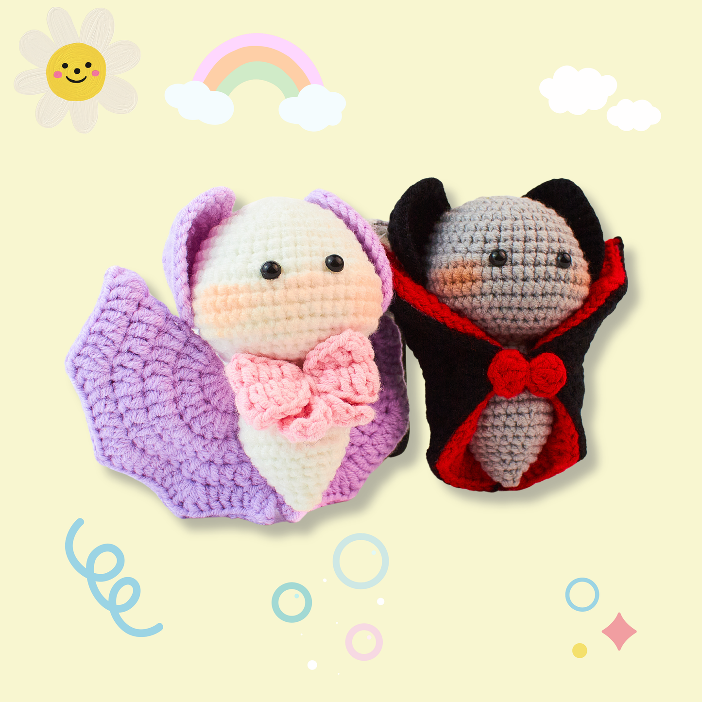 Batty Duo Adventures Crochet Pattern