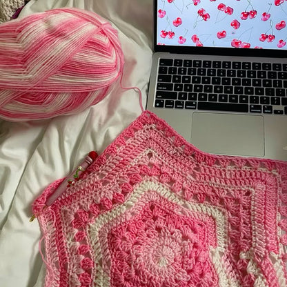 Sweet Starburst Blanket Crochet Pattern