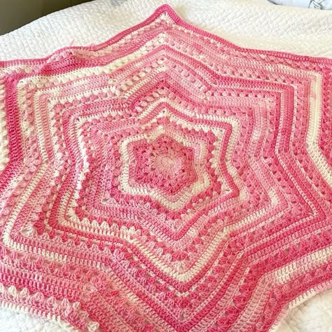 Sweet Starburst Blanket Crochet Pattern