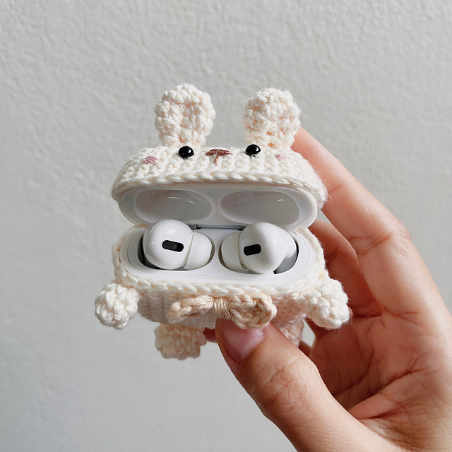 Air Pods Case Bearnd And Rabbit Crochet Pattern