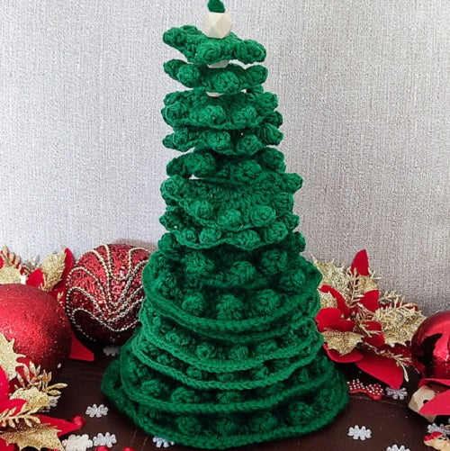 Combo 3in1 Christmas Tree Spinner Crochet Pattern