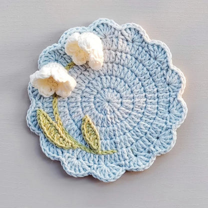 Lily Bloom Coaster Crochet Pattern