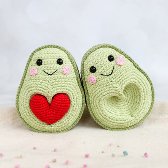 Avocados in Love Crochet Pattern