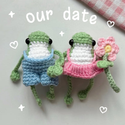 Dress-up Leggy Frog Crochet Pattern