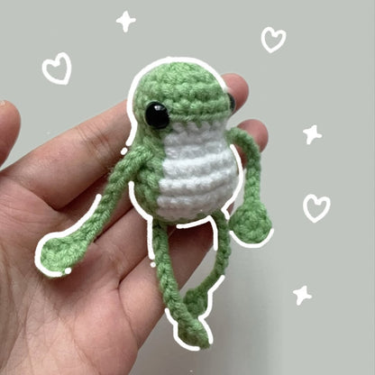 Dress-up Leggy Frog Crochet Pattern