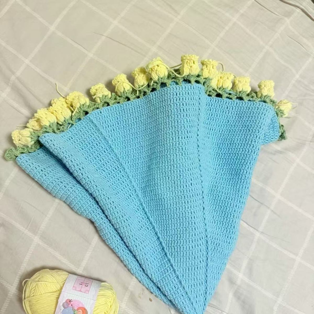 Bell Blossom Blanket Crochet Pattern