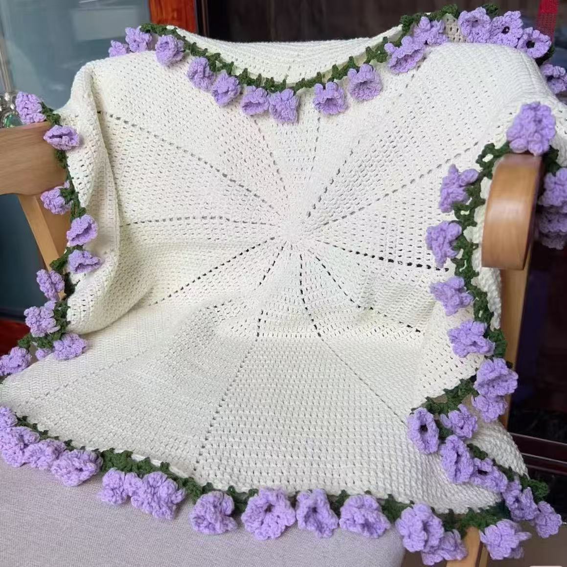 Bell Blossom Blanket Crochet Pattern