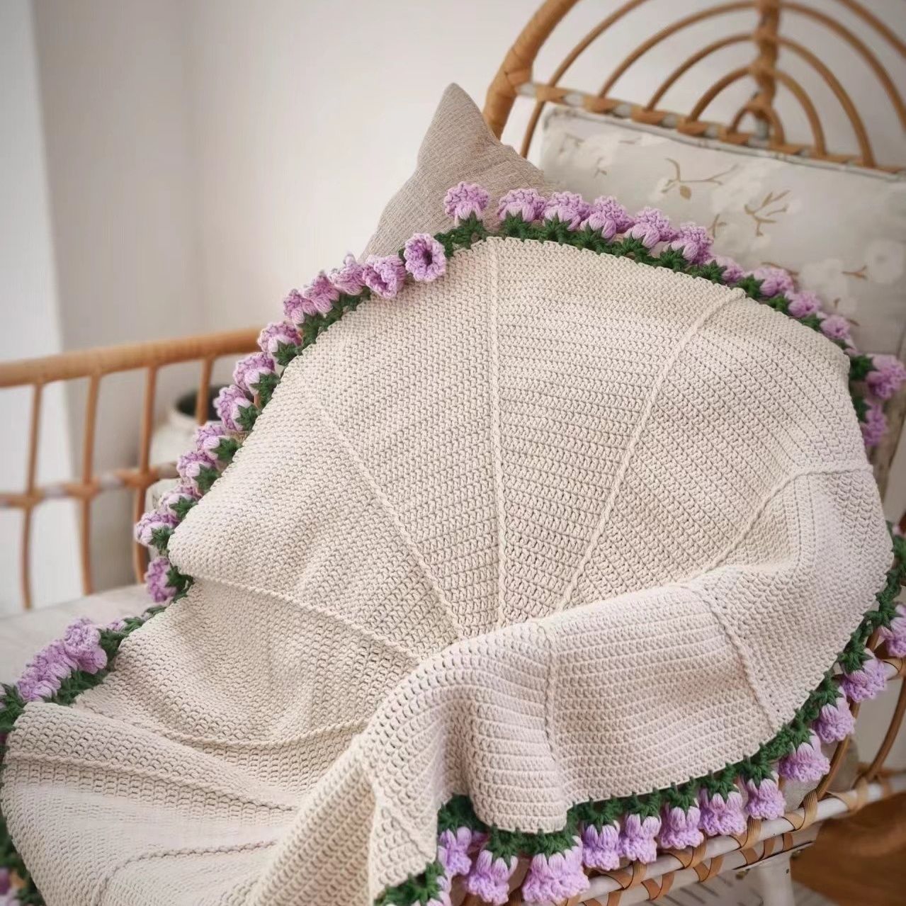 Bell Blossom Blanket Crochet Pattern