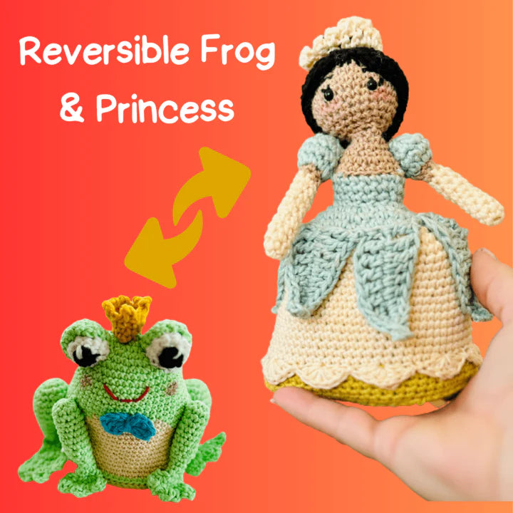 Reversible Frog And Princess Crochet Pattern