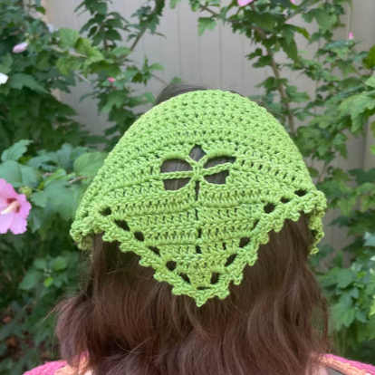 Dragonfly Bandana Crochet Pattern