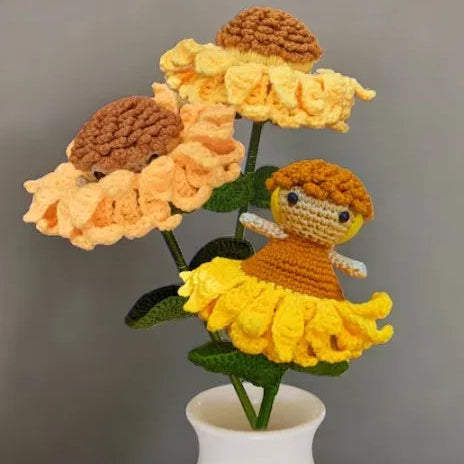 Reversible Sunflower Girl Crochet Pattern