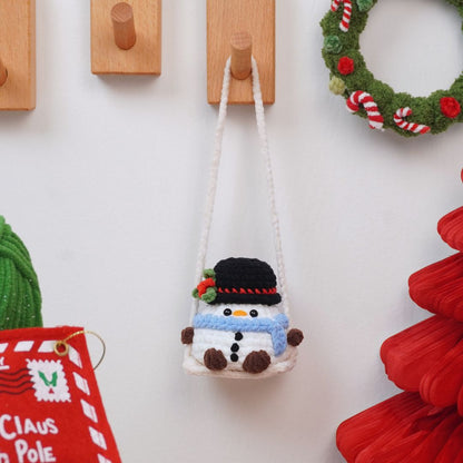 Hanging Snowman Crochet Pattern