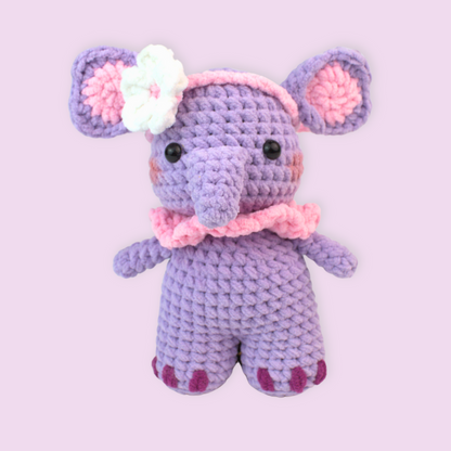 Savage Trio: Hippo, Dino & Elephant Adventures Crochet Pattern