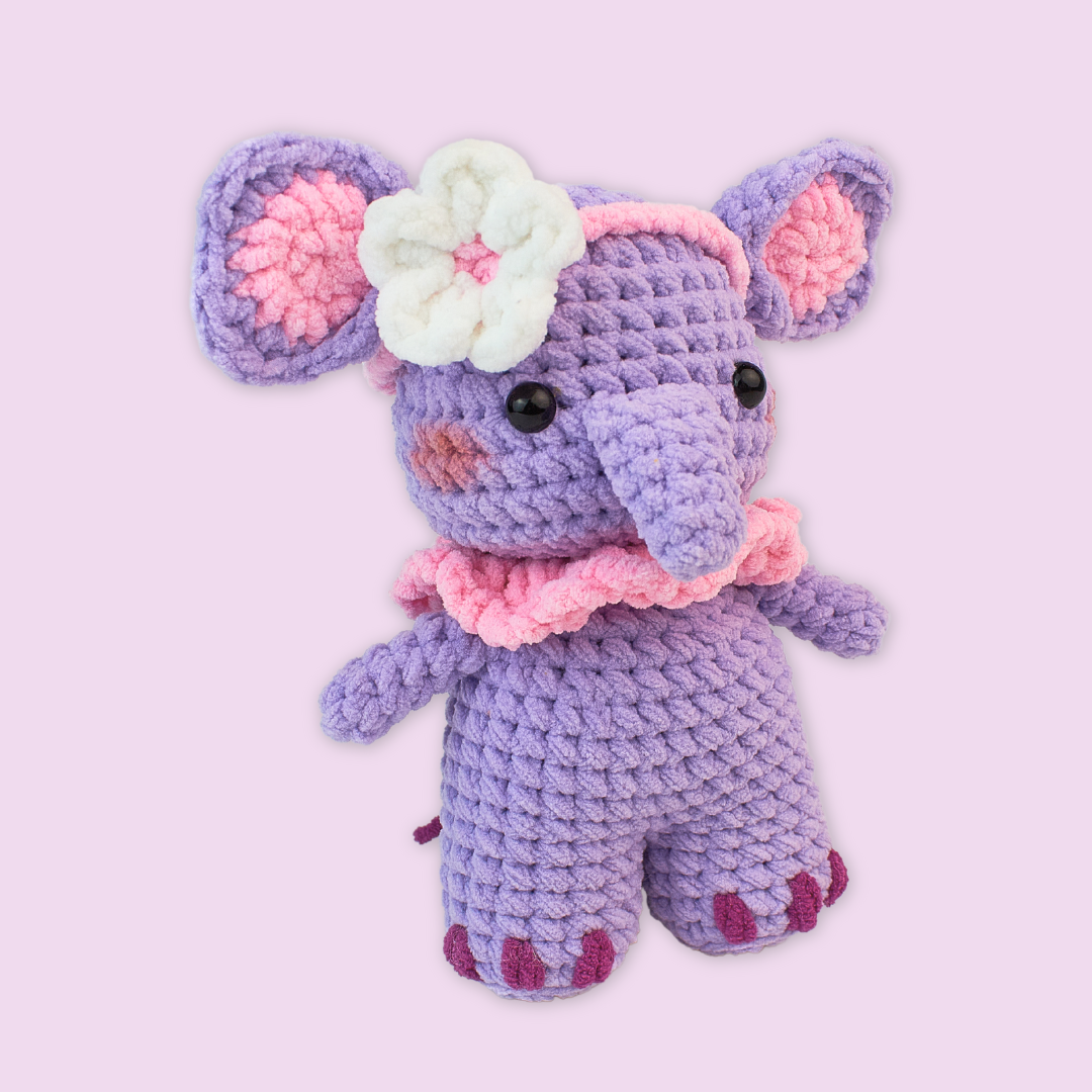 Savage Trio: Hippo, Dino & Elephant Adventures Crochet Pattern