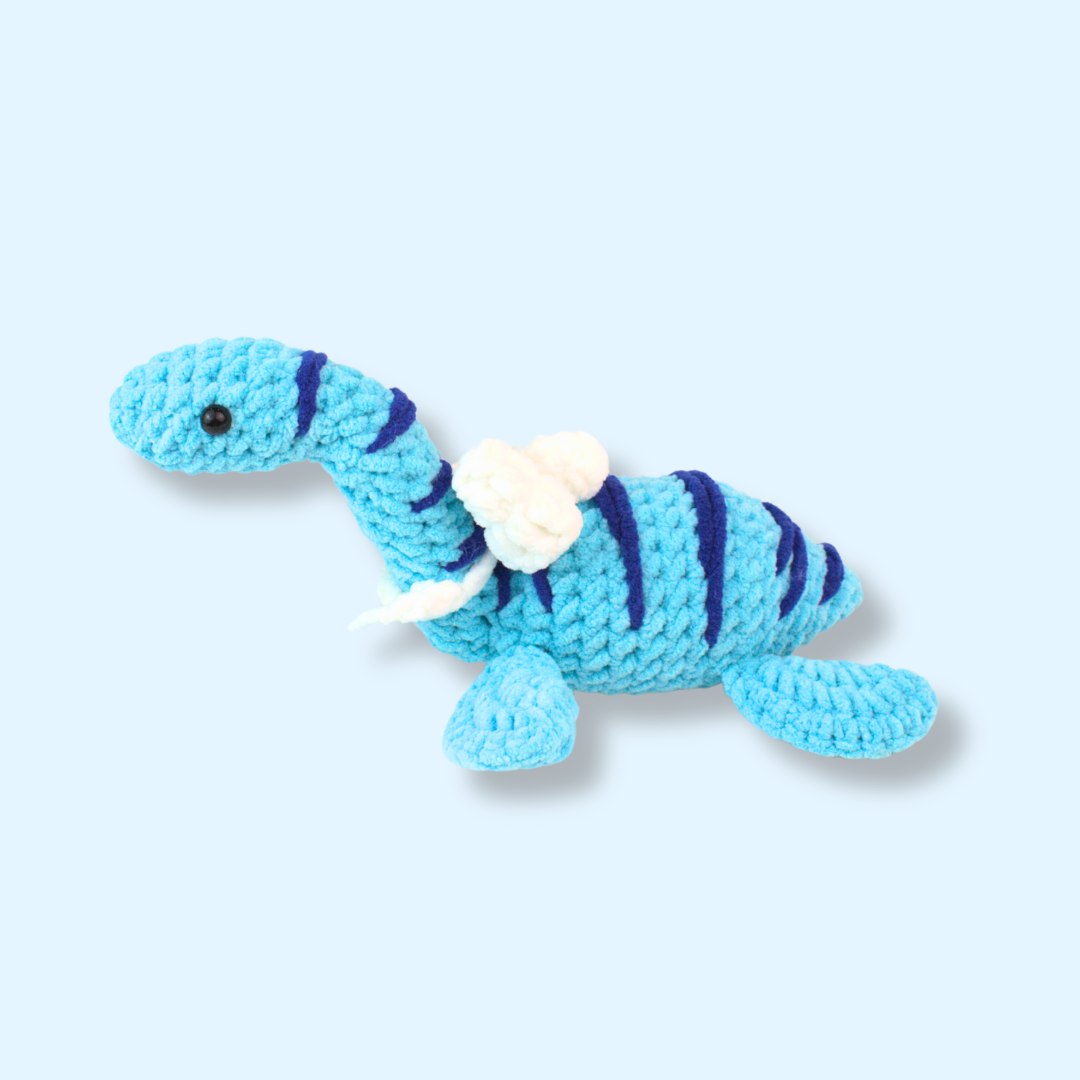 Savage Trio: Hippo, Dino & Elephant Adventures Crochet Pattern