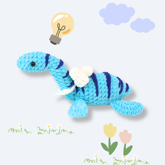 Cheeky Brachiosaurus Crochet Pattern