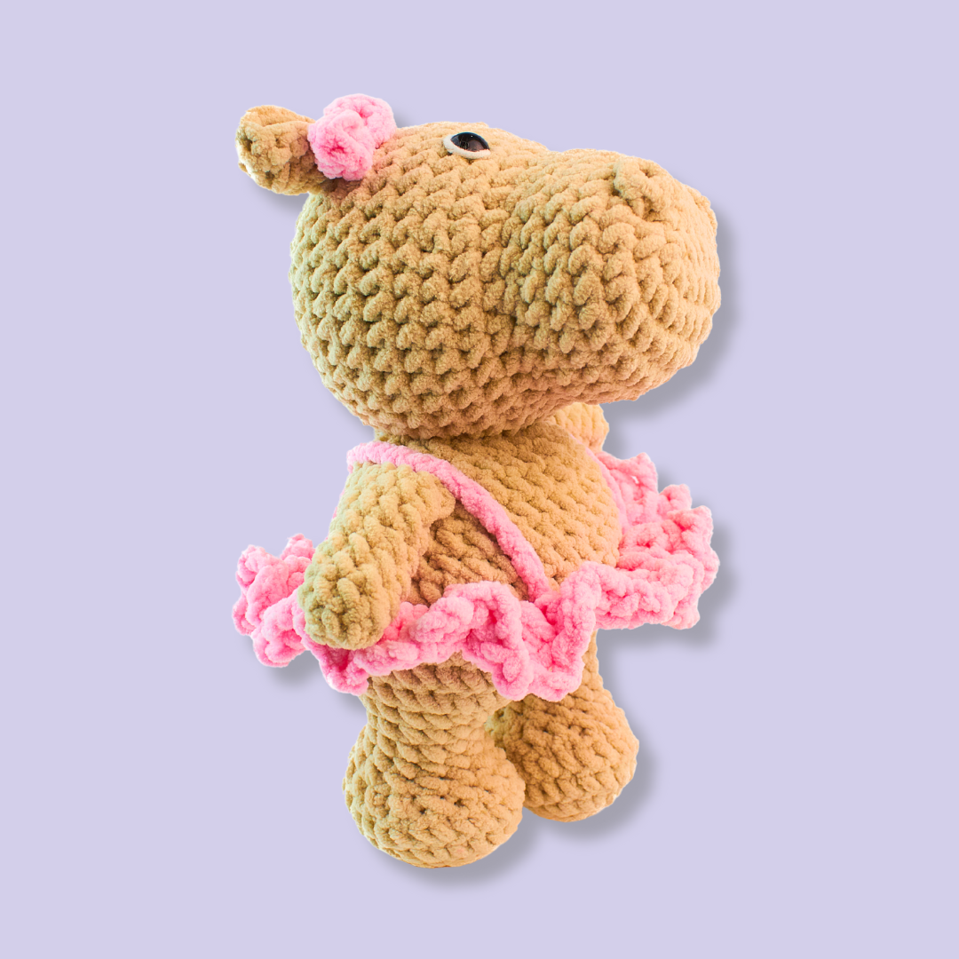 Savage Trio: Hippo, Dino & Elephant Adventures Crochet Pattern